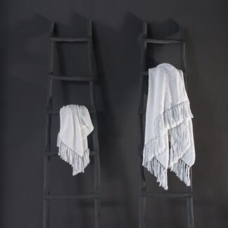 buy Fringed white bath linen POLLUX : bath towels and mat by V. Barkowski