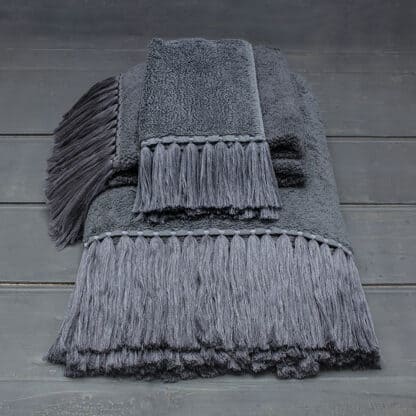 grey refined luxury towels