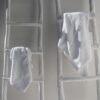 white thick terry towel in very absorbant cotton