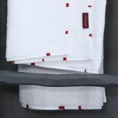 memba carmine bath linen