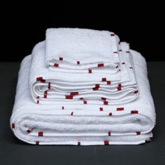 Baltic Linen Company 100-percent Cotton Luxury 12-Piece Towel Set, Cranberry