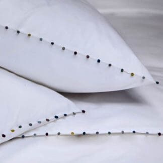 buy modern hand-embroidered bed linen style, luxury linen