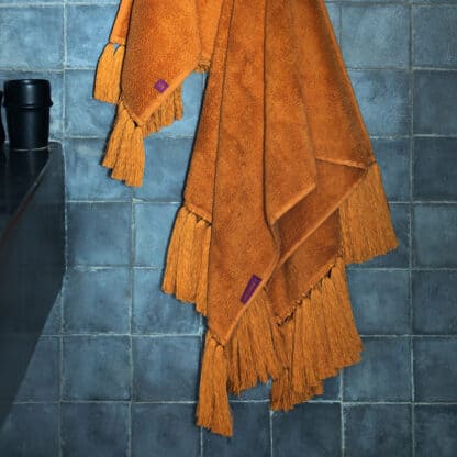 terry bath towel amber