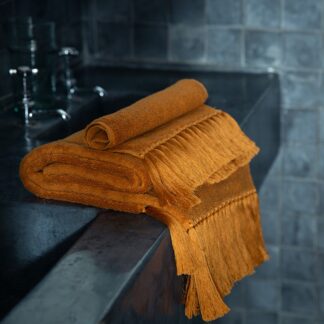 Yellow Creme Light Amber Bath Towel by Sharon Mau - Pixels