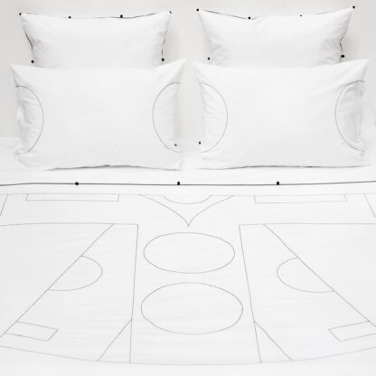 NIL bed linen black trimmings by Valerie Barkowski