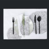 dots table linen grey