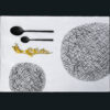 DOTS table linen black